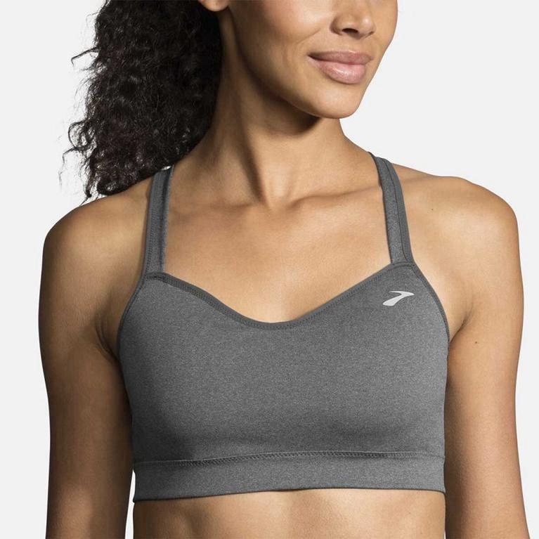 Brooks Uprise Crossback - Run Bra Mujer - Gris (HG1389527)